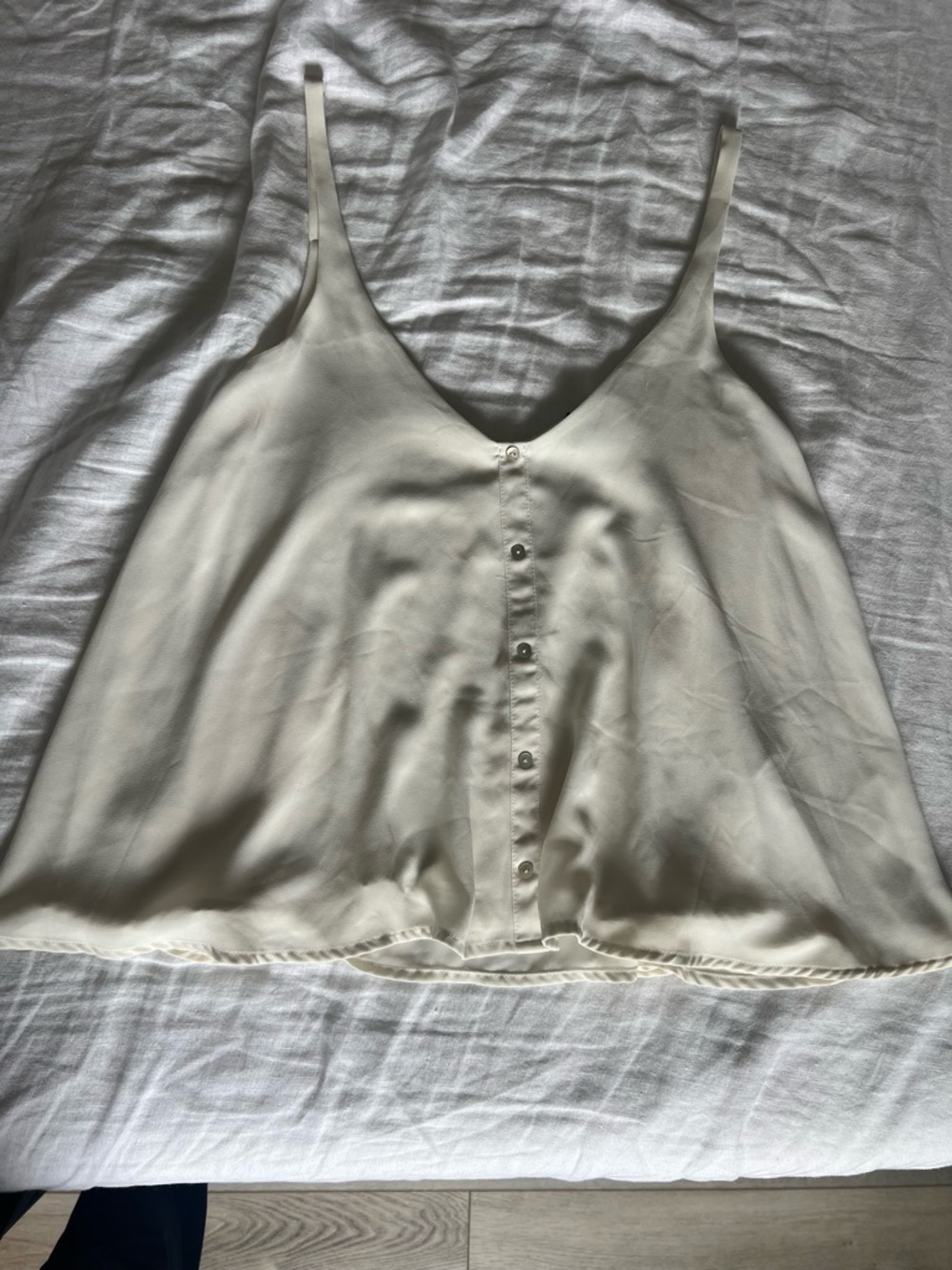 Forever 21 Cream Satin Cami